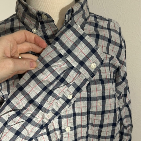 BOGO Men's Blue Plaid Shirt - Picture 7 of 7